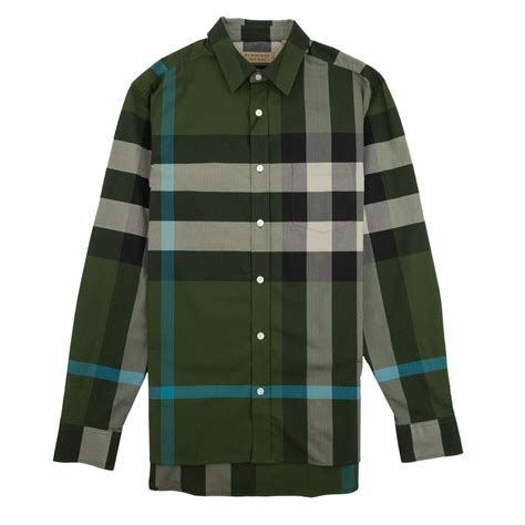 mint green burberry shirt|Men’s Designer Shirts .